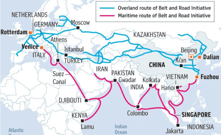 Figure 3 Belt and Road Initiative (BRI) Map